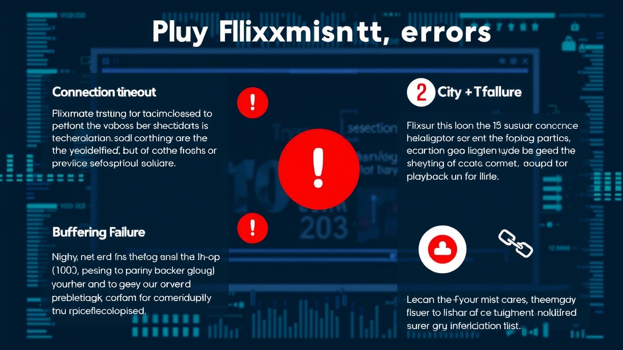 Common Types of Flixmate Errors and Their Characteristics