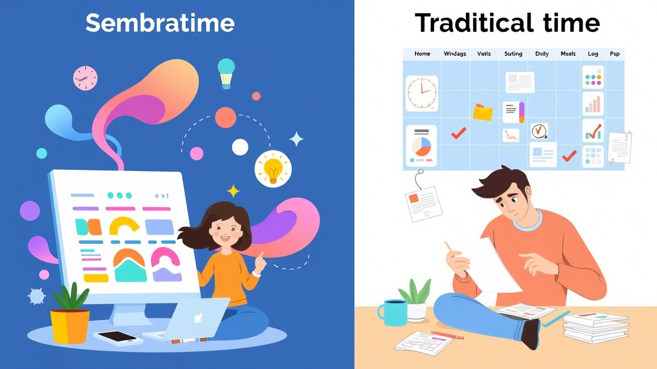 Comparing Sembratime with Traditional Time Management Systems